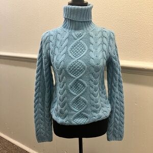 Autumn cashmere blue sweater